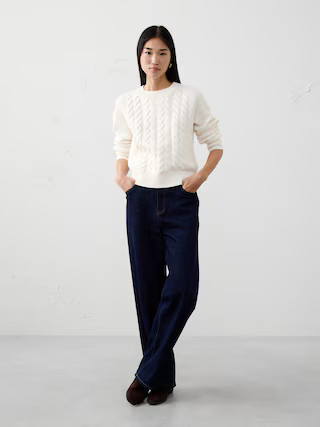 Cable Pullover Sweater | Banana Republic Factory