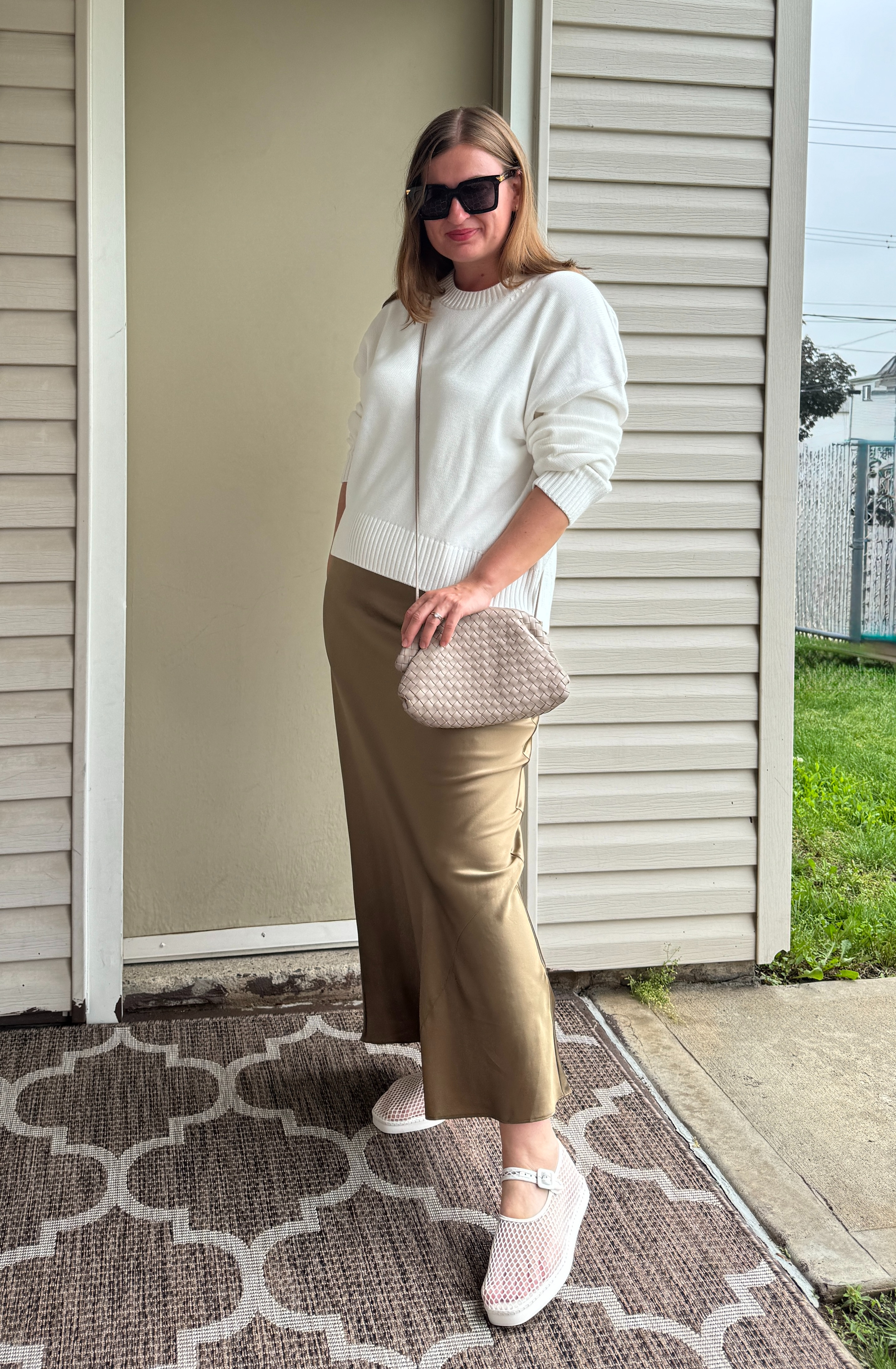 My final look in all the Quince goodies!
What do you think? 👀


🤎 I love the fit and feel of this Silk Dress! Only $109 - fits true to size!
🤍 The Organic Cotton Sweater is just the right length for this outfit - runs on a looser side!
💛 And the Italian leather handwoven crossbody clutch fits everything I need!


This dress as well as Quince silk skirts are super popular in our group - share your outfit in the comments if you have their silk pieces as well! 💃


See everything I ordered from Quince + a few things I didn’t get to just yet but added to cart - below 😉 


@onequince #quincepartner
 

 #LTKFindsUnder50 #LTKFindsUnder100 #LTKStyleTip