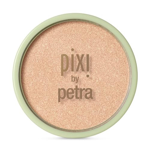 Pixi Glow-y Powder | Radiant Blush & Highlighter Duo | Silky, Light-Reflecting Radiance Powder | Adds Sheer Color & Glow | Peach-y Glow | 0.36 oz/10.21 g | Amazon (US)