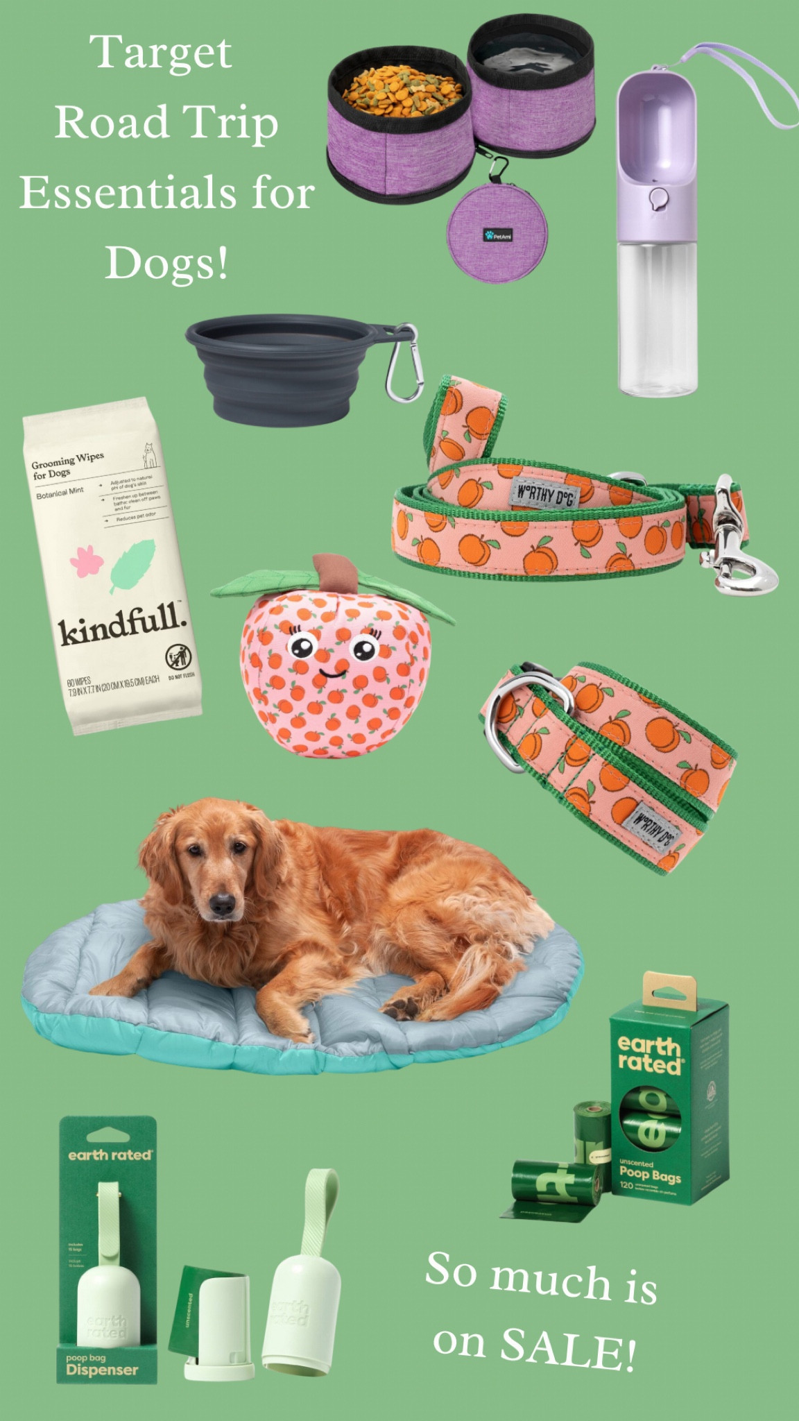 Target road trip essentials for the pups! So much is on SALE for Target Circle Week!

Dogs, peaches, dog, pets, target finds, target style, summertime, traveling, travel with pets 

#LTKxNSale #LTKSummerSales #LTKTravel