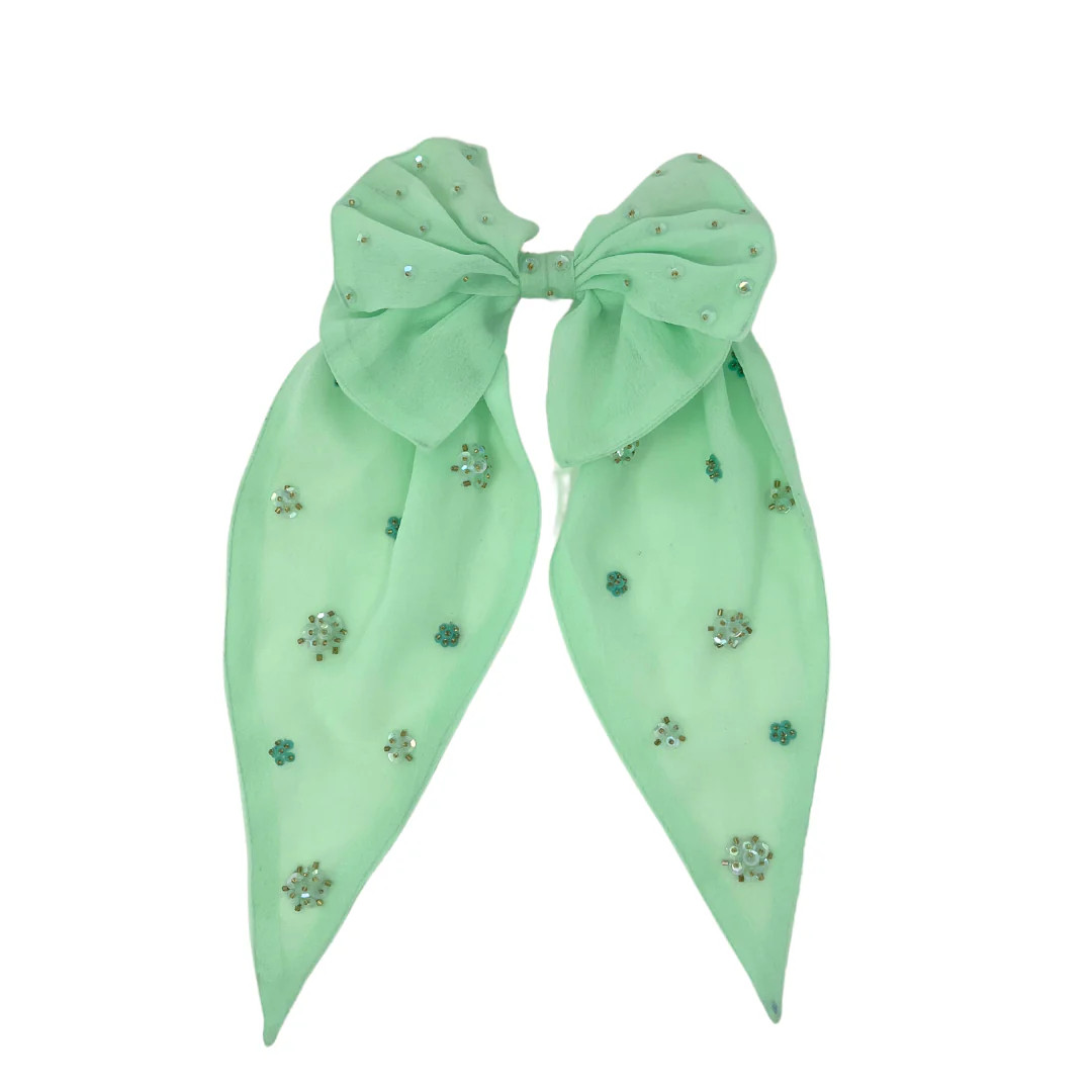 Off In Paradise Chiffon Hair Bow | Accessory To Love