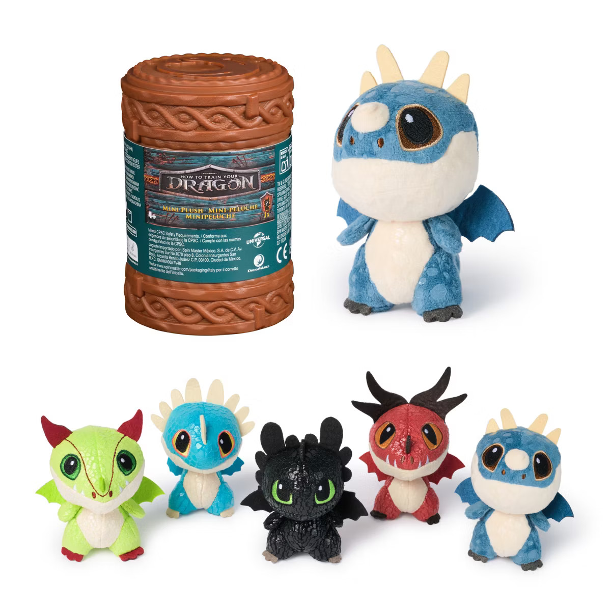 DreamWorks Dragons How to Train Your Dragon, Mini Surprise Dragons Plush Toys, 3" Mystery Dragon ... | Target
