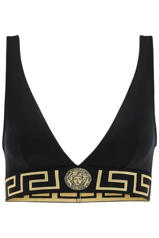 Versace bikini top with greca band | Residenza725 US