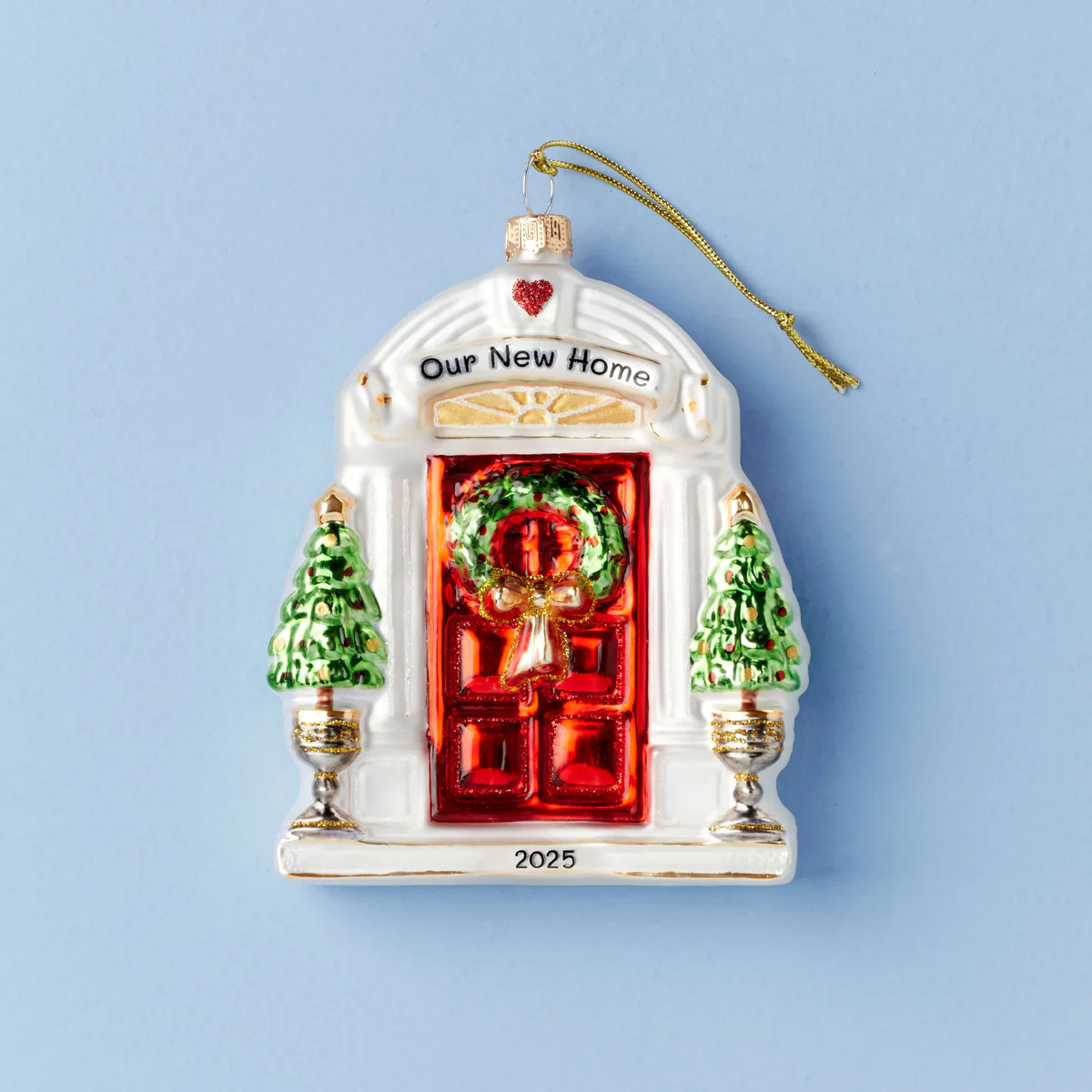2025 Retro Blown Glass New Home Ornament | Lenox