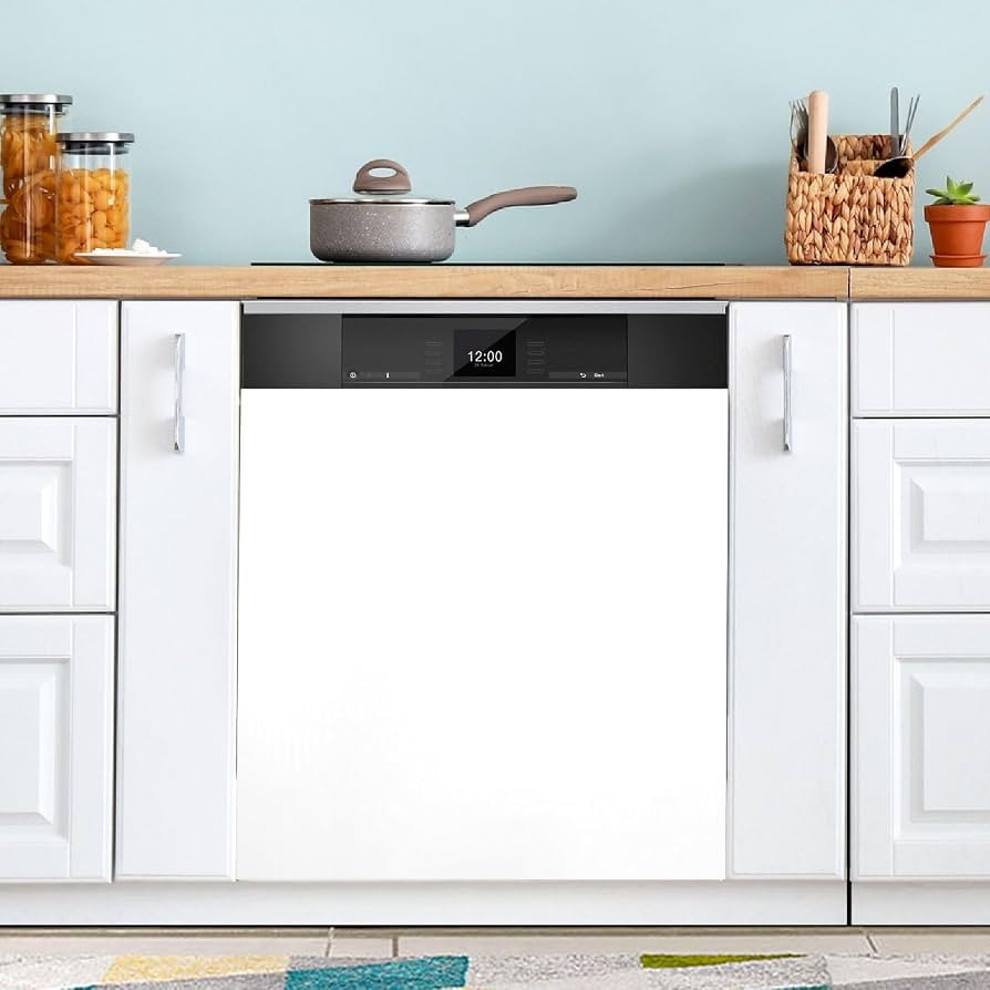 White Dishwasher Magnet Cover Magnetic Sticker Dish Washer Door Panel Cover Fridge Kitchen Applia... | Amazon (US)