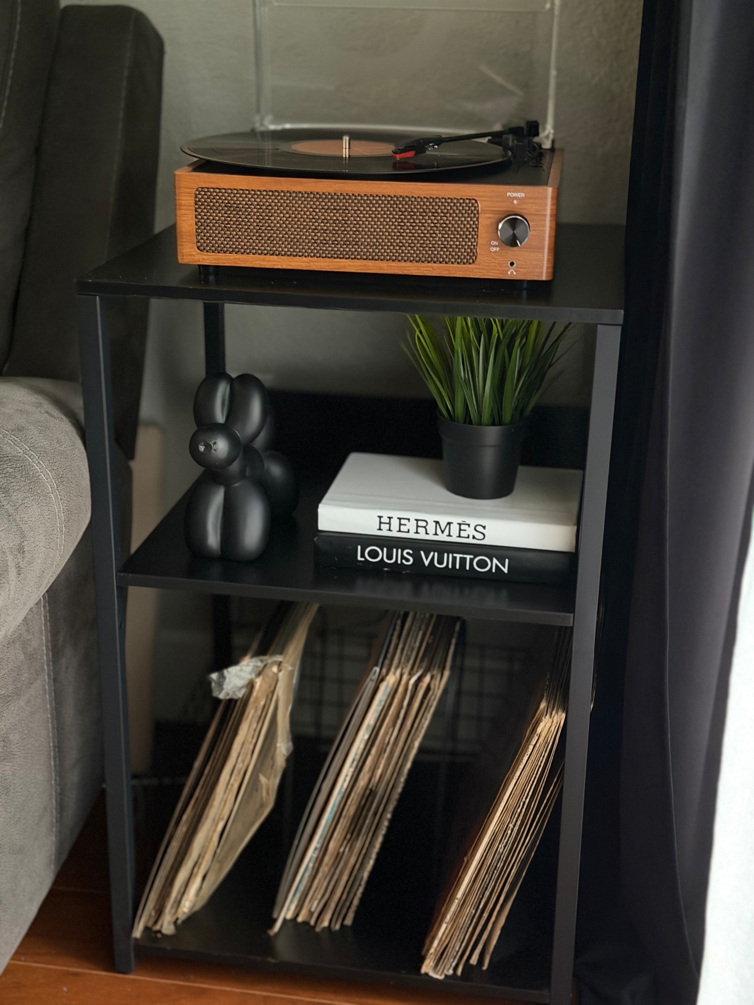 Cozy corner vibes 🎶✨ A mix of vintage + modern — records spinning, designer reads, and my fave black accents to tie it all together.

LTKHome  , LTKDecor  , HomeAesthetic  , ModernHome  , VinylSetup  , RecordPlayerStyle , HomeInspo  , InteriorDesign , BlackDecor  , CozyVibes , DecorDetails , ShelfStyling ,LTKFinds , LTKLifestyle

#LTKHome #LTKStyleTip #LTKFindsUnder50