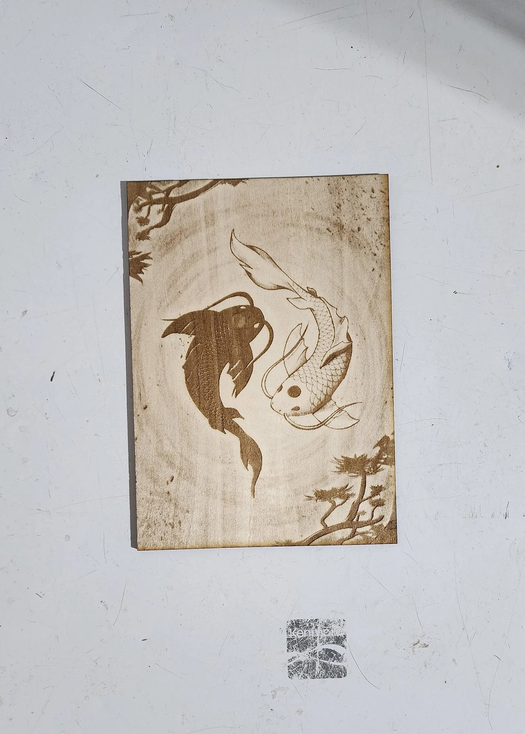 Push and Pull Yin Yang Wooden Poster | Etsy (US)
