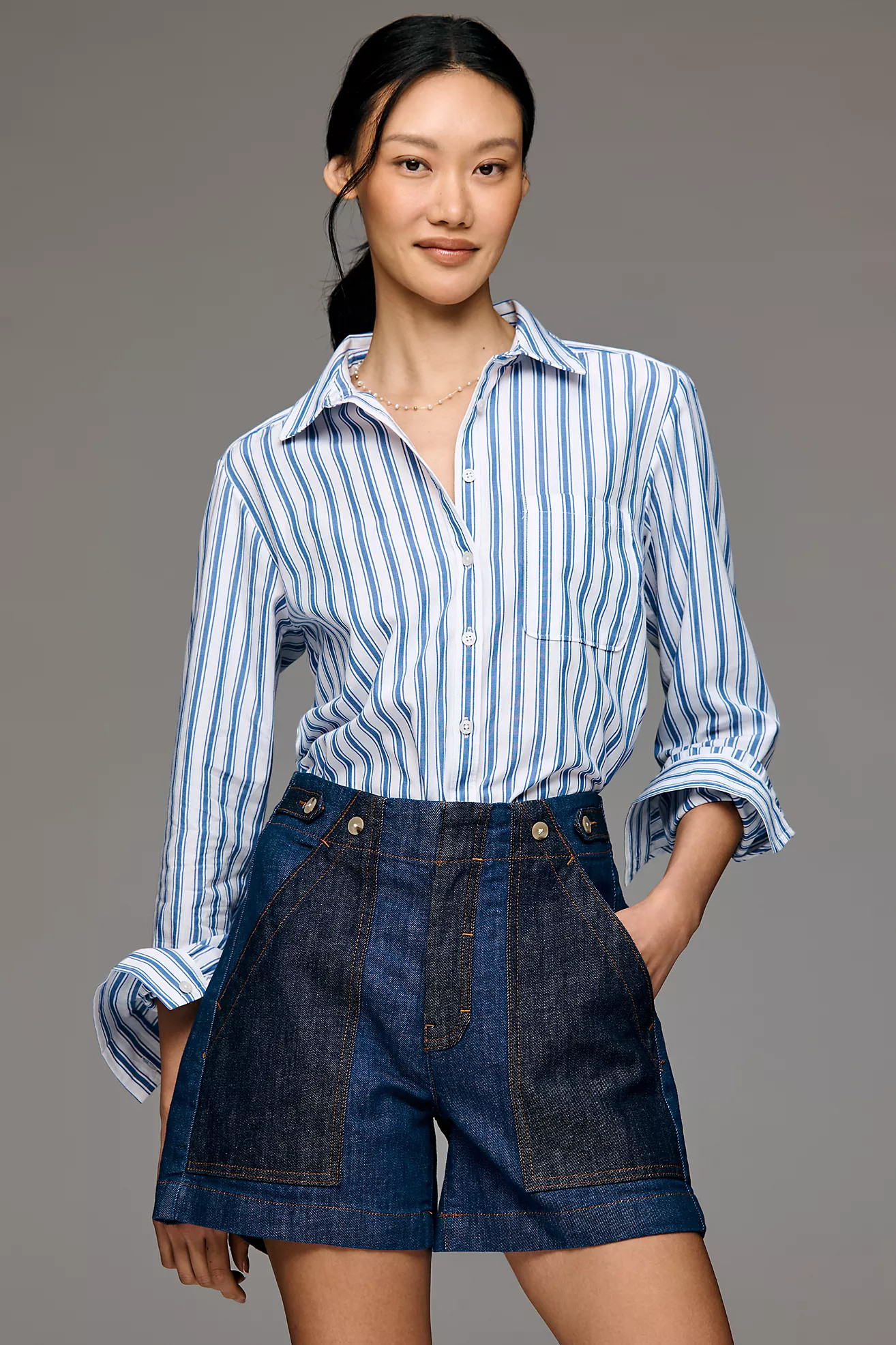 Pilcro Henri Denim Shorts | Anthropologie (US)