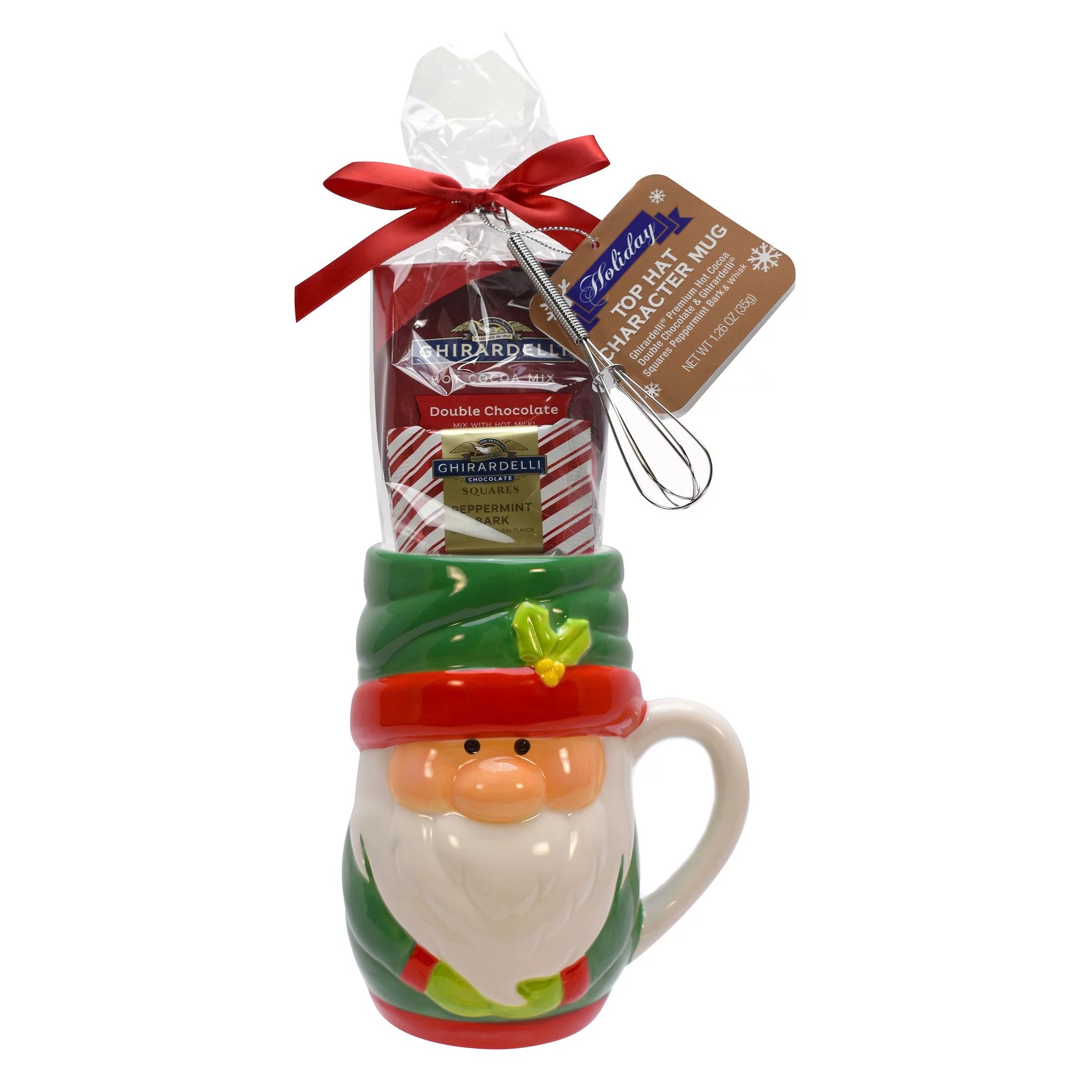 Ghirardelli Holiday Cocoa and Chocolate Gnome Mug Gift Set, 1.26oz | Walmart (US)