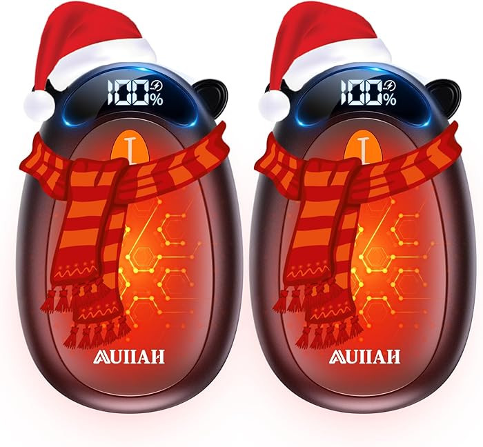 Hand Warmers Rechargeable with LED Display Magnetic 2 Pack, 4 Levels Heat, Portable Electric Hand... | Amazon (US)