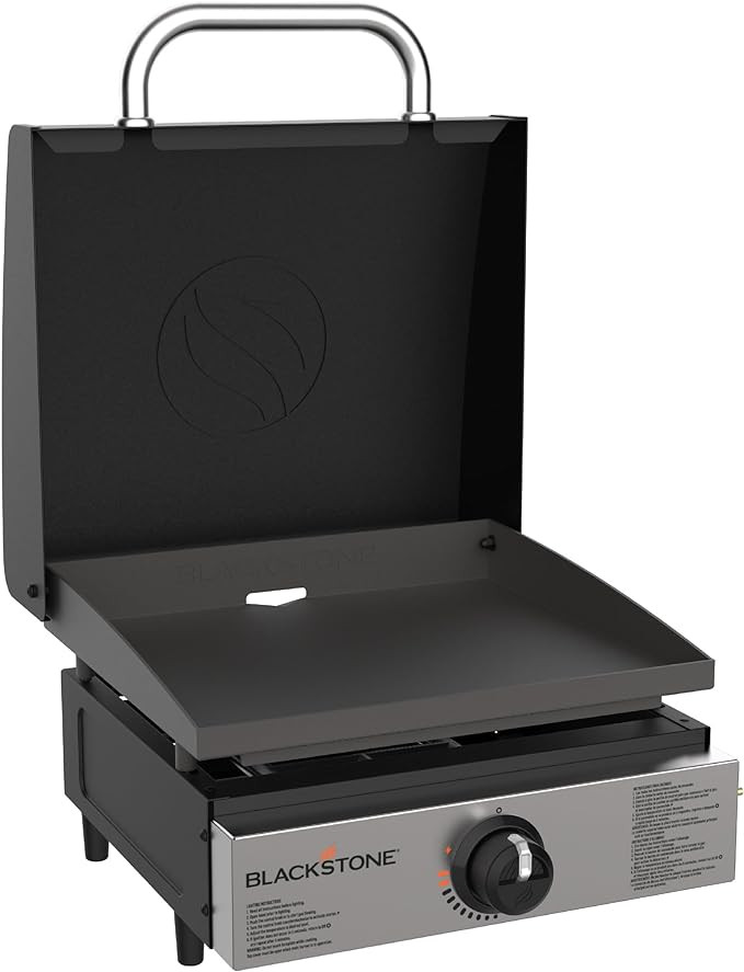 Blackstone 1814 Stainless Steel Propane Gas Portable, Flat Top Griddle Frill Station for Kitchen,... | Amazon (US)