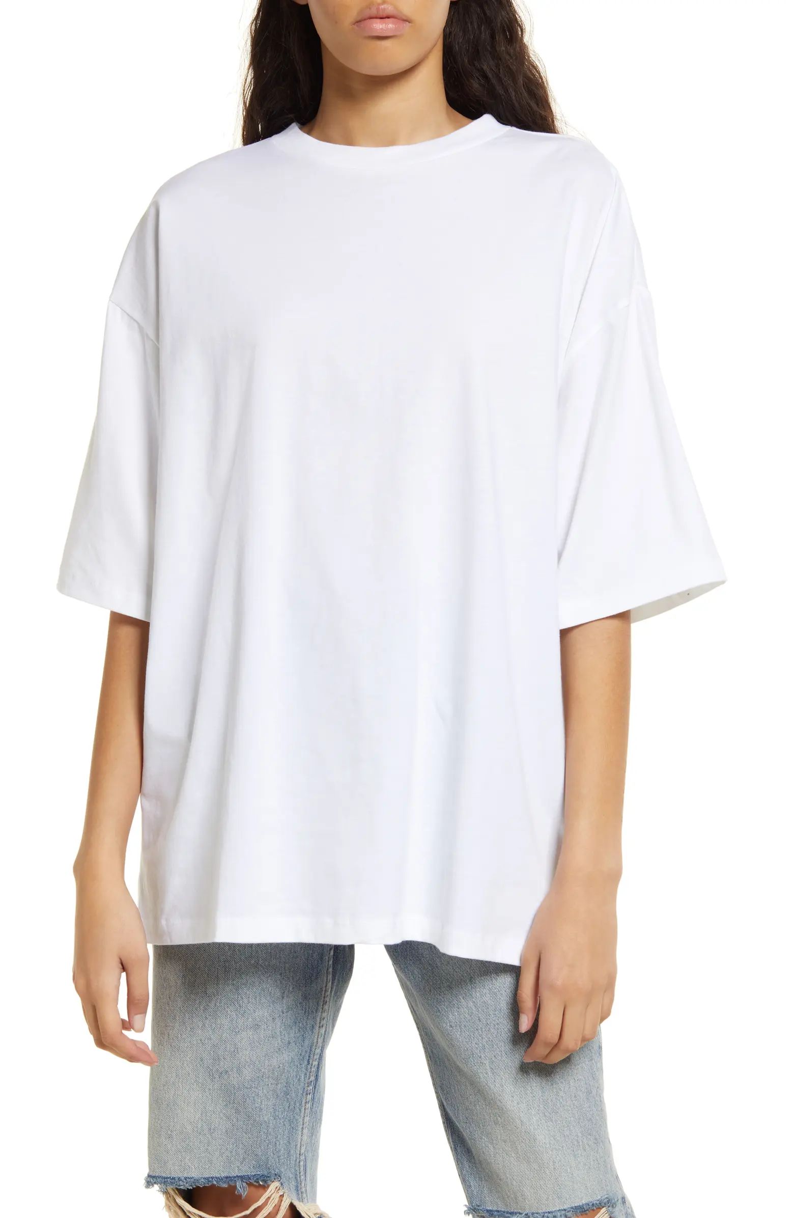 Topshop Oversize Cotton T-Shirt | Nordstrom | Nordstrom
