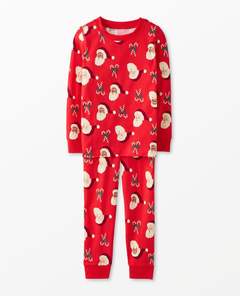 Kids Holiday Long John Pajama Set in HannaSoft™ | Hanna Andersson