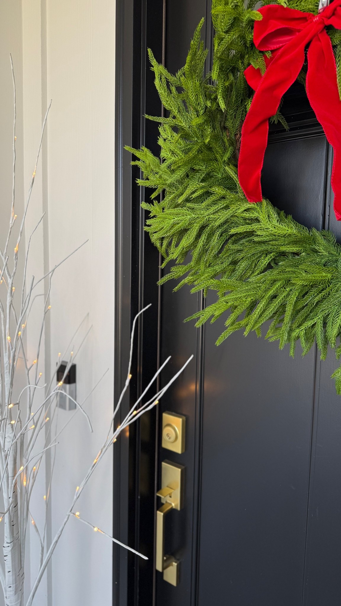 Added the Christmas wreath to the front door this afternoon! 

Afloral Christmas wreath, Afloral wreath, Afloral Christmas, Norfolk real touch wreath, Christmas decor, outdoor Christmas decor, front door Christmas wreath, evergreen Christmas wreath, LED Christmas tree, LED Christmas bench trees, front porch Christmas decor, front door Christmas decorating, front porch Christmas decorating 

#LTKHoliday #LTKSeasonal #LTKHome
