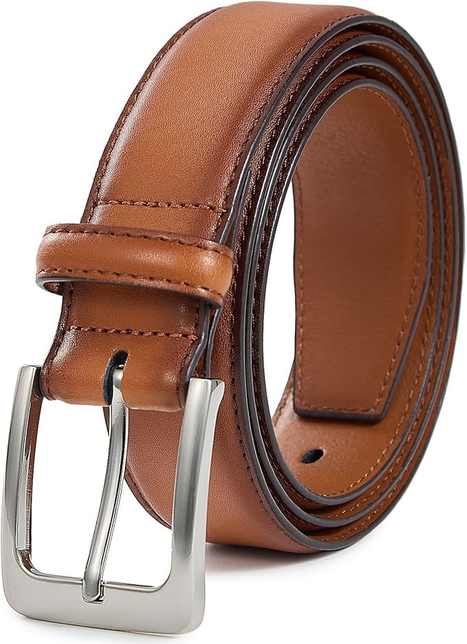 VATAN Men's Genuine Leather Dress Belts, Handmade Classic Every Day Leather Jeans Belt for Men Wo... | Amazon (US)