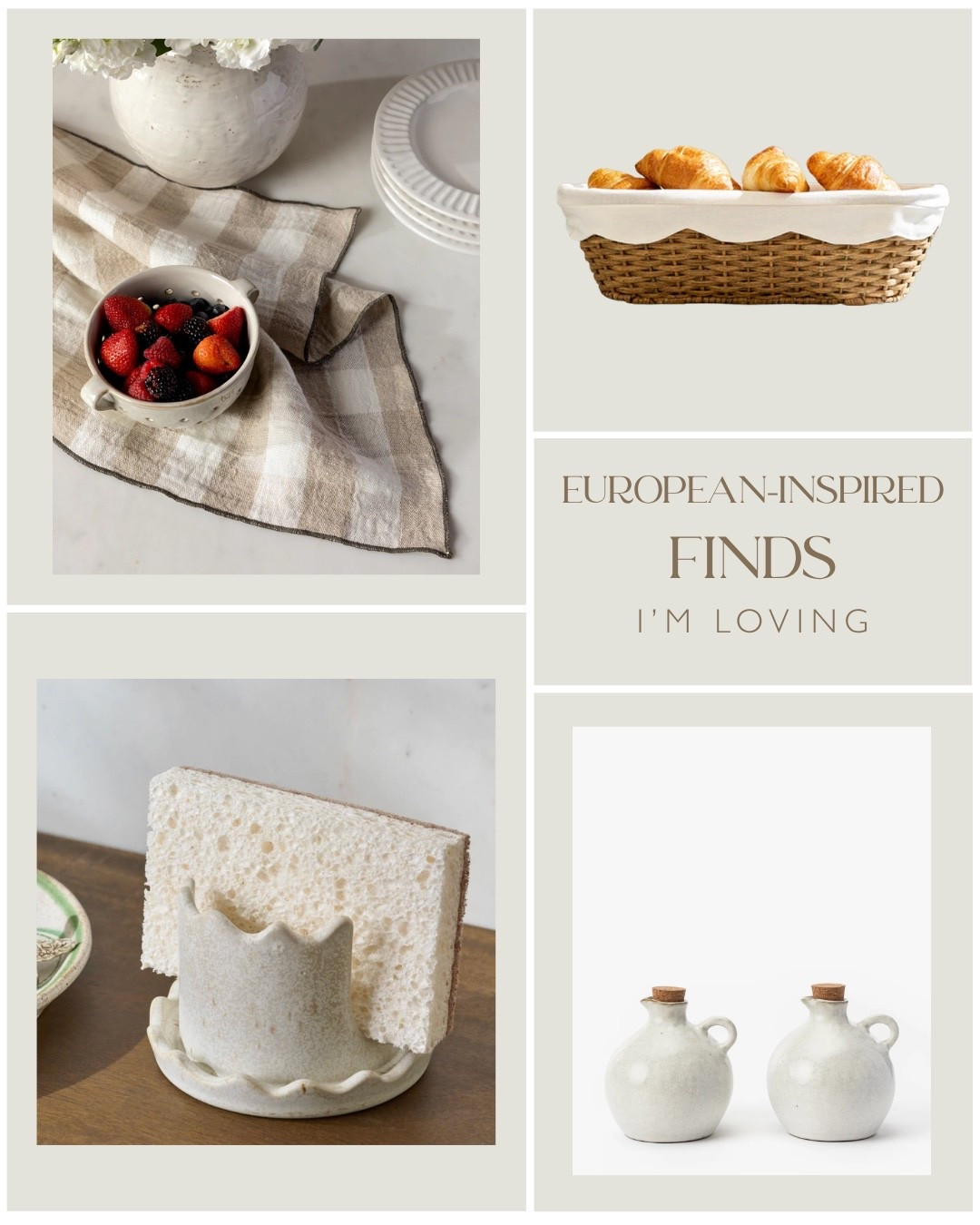 European-inspired finds I own and love!

Home decor, kitchen decor, spring refresh 

#LTKHome