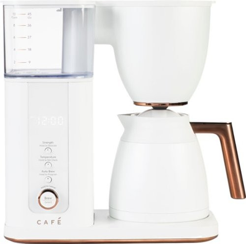 Café - Smart Drip 10-Cup Coffee Maker with Wi-Fi - Matte White | Best Buy U.S.