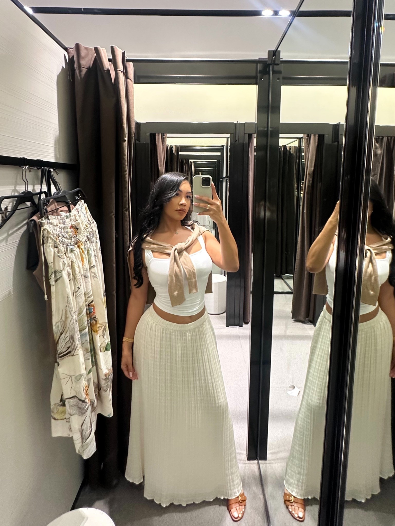 sweater & top is Amazon 
skirt is Zara from last summer 
shoes currently at Zara 
🤍

#LTKBeauty #LTKFindsUnder50