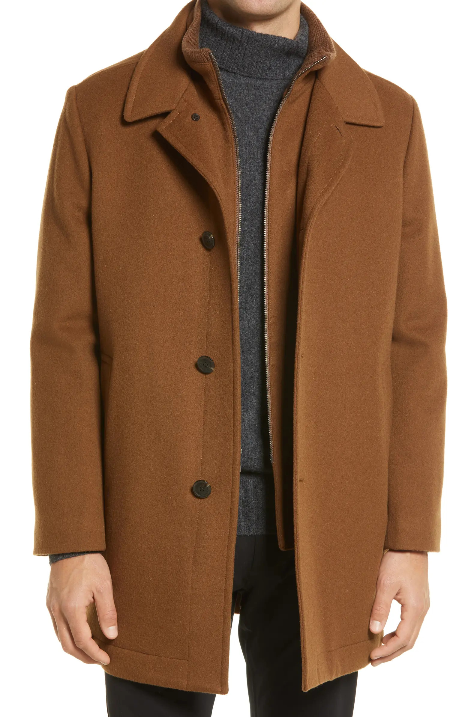 MacBeth Car Coat with Bib | Nordstrom