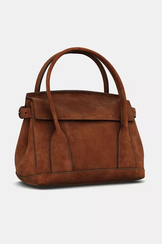 MINI LEATHER CITY BAG | Zara US