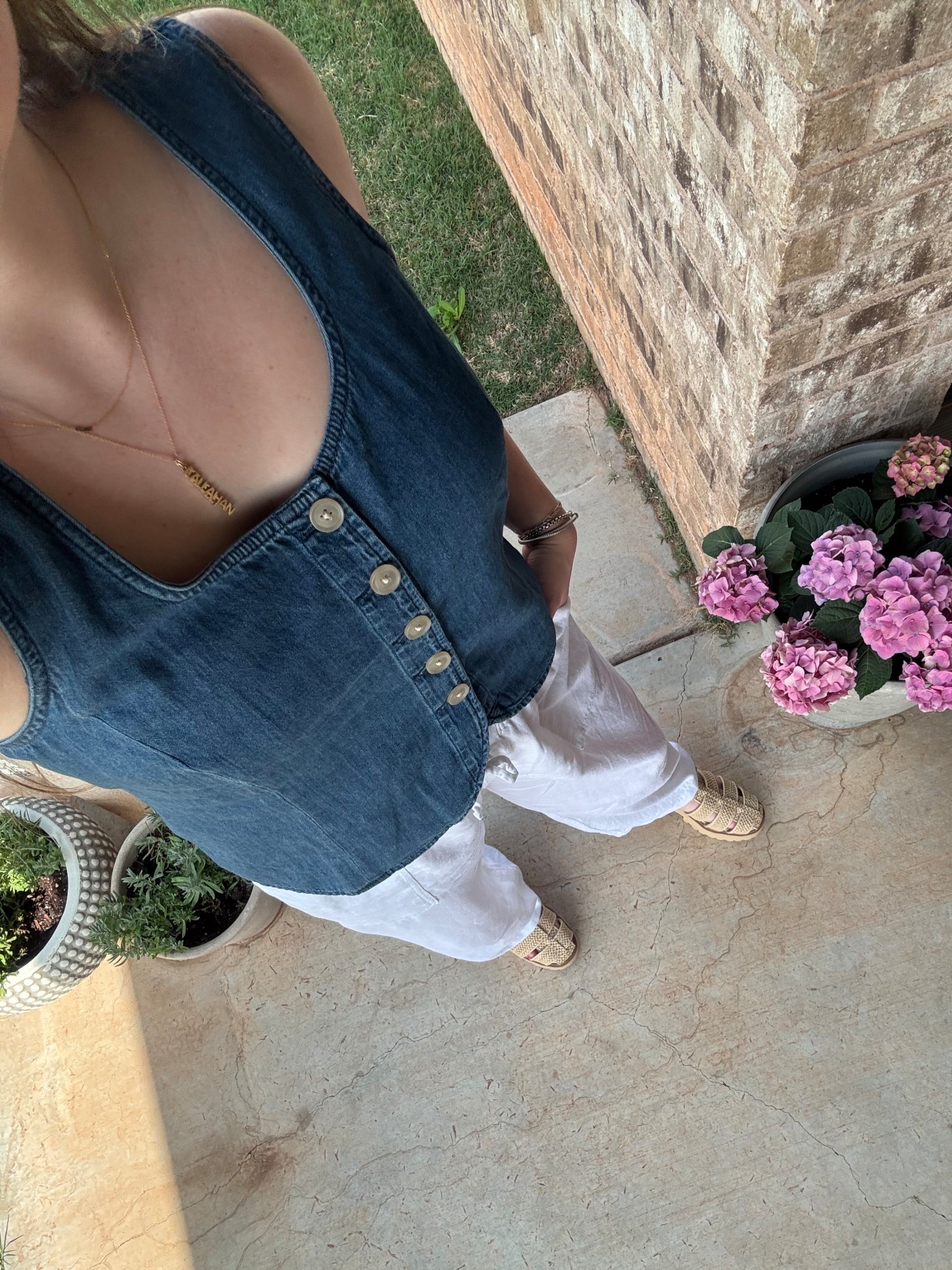 Church fit 🌺

#gap #sams #target #wildfable #shoes #denim #vest #linen #pants

#LTKStyleTip #LTKShoeCrush #LTKFindsUnder50