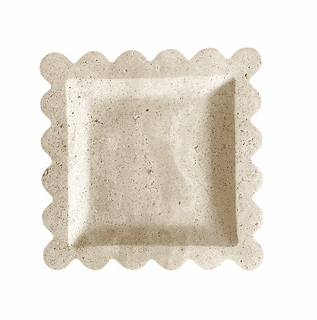 Elegant 7.9x7.9in Square Natural Marble Tray - Decorative Serving Tray for Home Decor, Vanity & C... | Walmart (US)