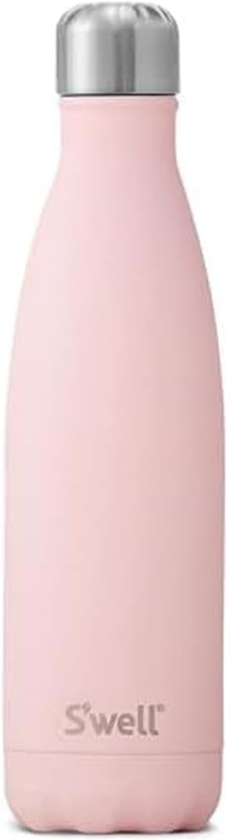 S'well Stainless Steel Water Bottle, 17oz, Pink Topaz, Triple Layered Vacuum Insulated Containers... | Amazon (US)