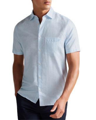 Addle Short Sleeve Linen Shirt | Bloomingdale's (US)