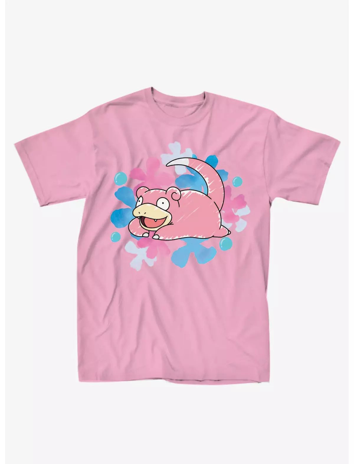 Pokemon Slowpoke Flowers Boyfriend Fit Girls T-Shirt | Hot Topic