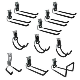 Rubbermaid Fast Track Garage Rail Accessory Bundle (11-Piece) 2058417 - The Home Depot | The Home Depot