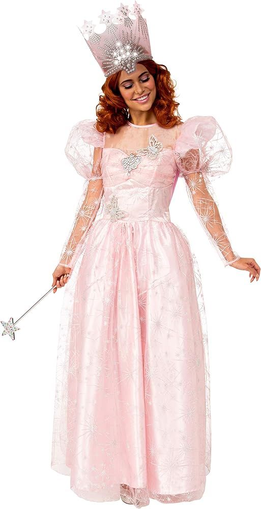 Rubie's womens Wizard of Oz Glinda Costume Dress and Tiara | Amazon (US)