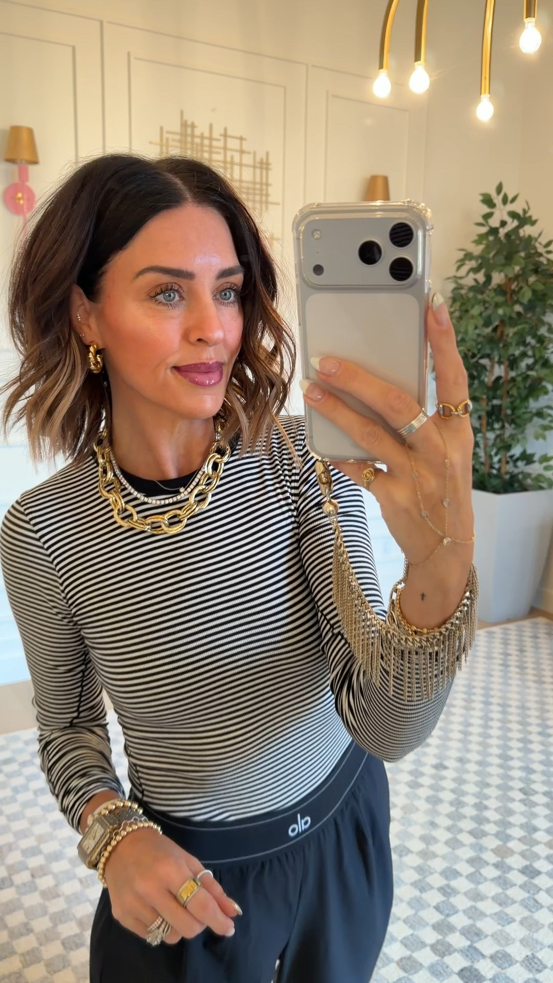 Fitted long sleeve tee - also perfect for layering!! Size 4
Wide leg pants - size M



#LTKfitnessgoals #LTKTall #LTKootd