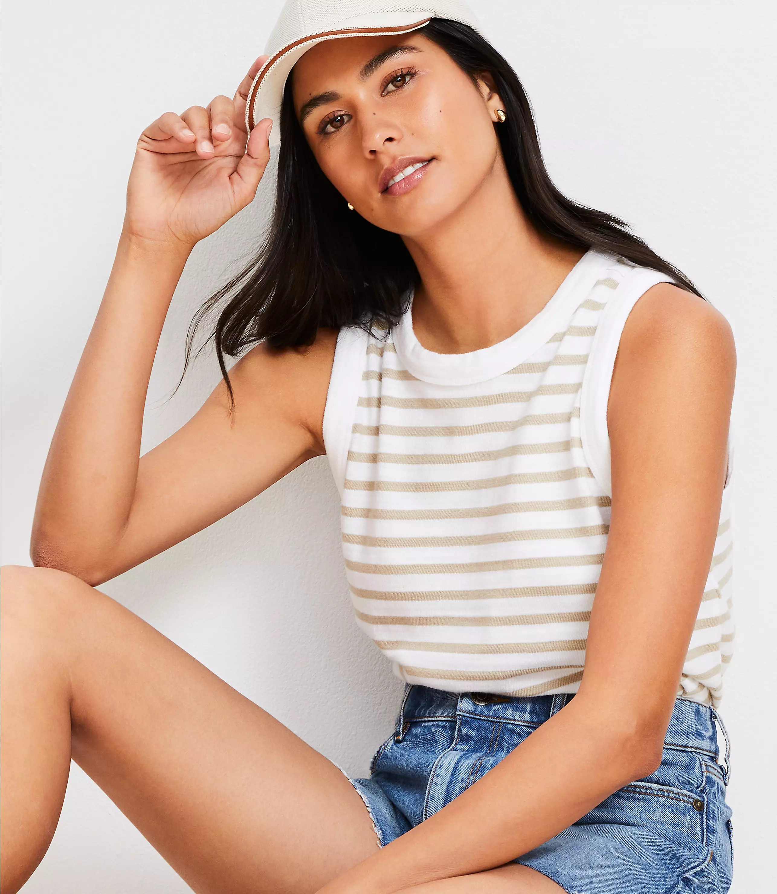 Striped Harbor Tank Top | LOFT