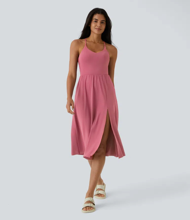 Women’s Everyday Midi Chill Dress-La Land - Halara | HALARA