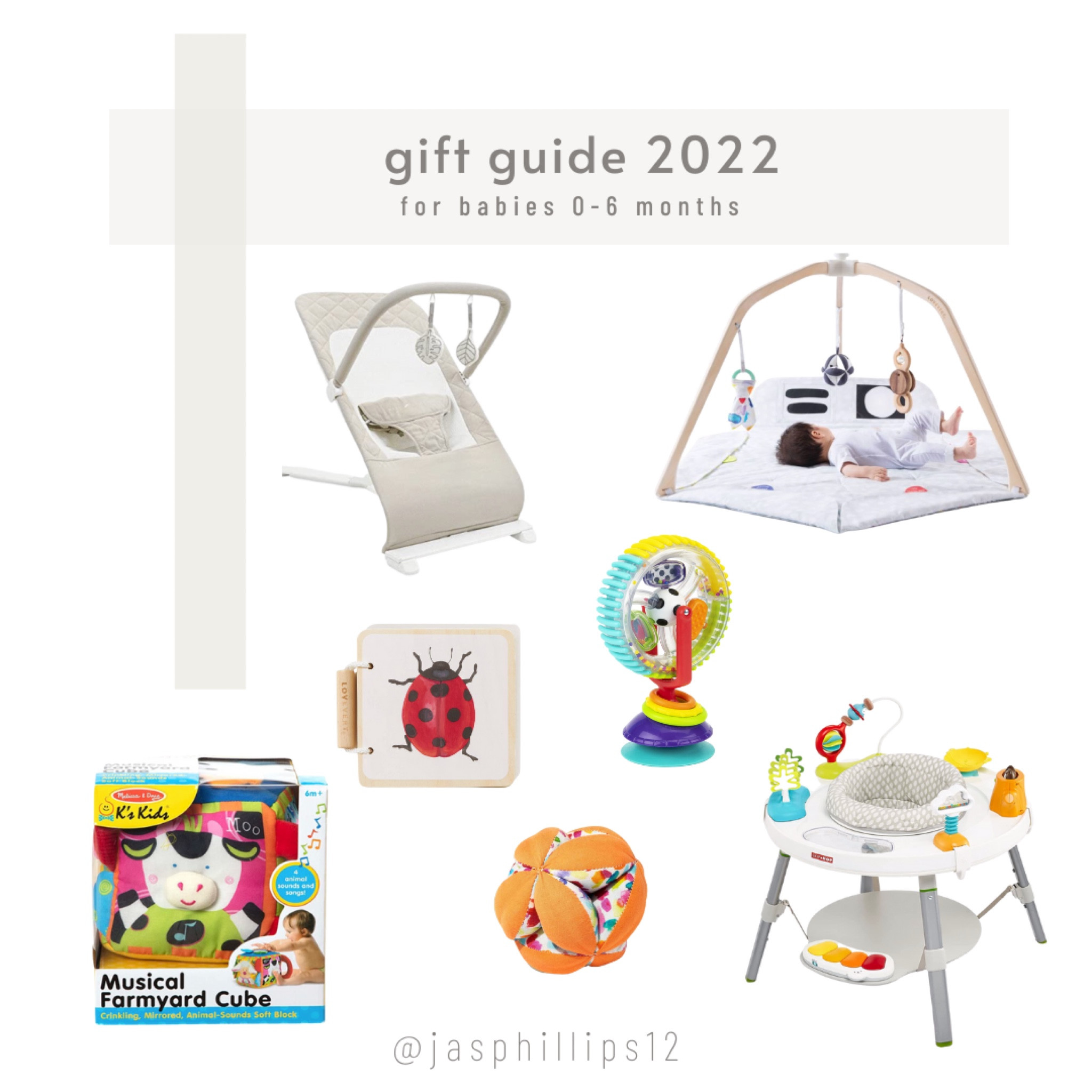 Holiday gift guide for babies 0-6 months 

#LTKbaby #LTKGiftGuide #LTKHoliday