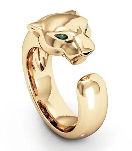 Panther Ring, Panther Jewellery Ring, Jaguar Ring For Her, Women's Cat Ring, Statement Leopard Ri... | Amazon (US)