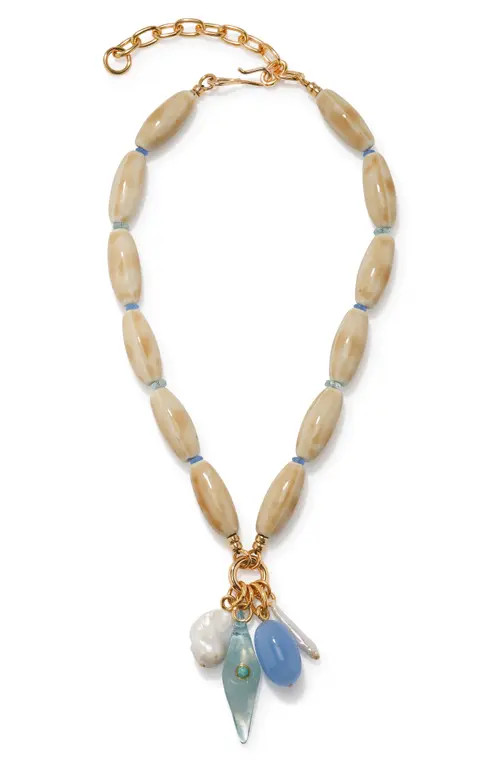 Lizzie Fortunato Marilla Seashell Necklace in Seashell Multi at Nordstrom | Nordstrom