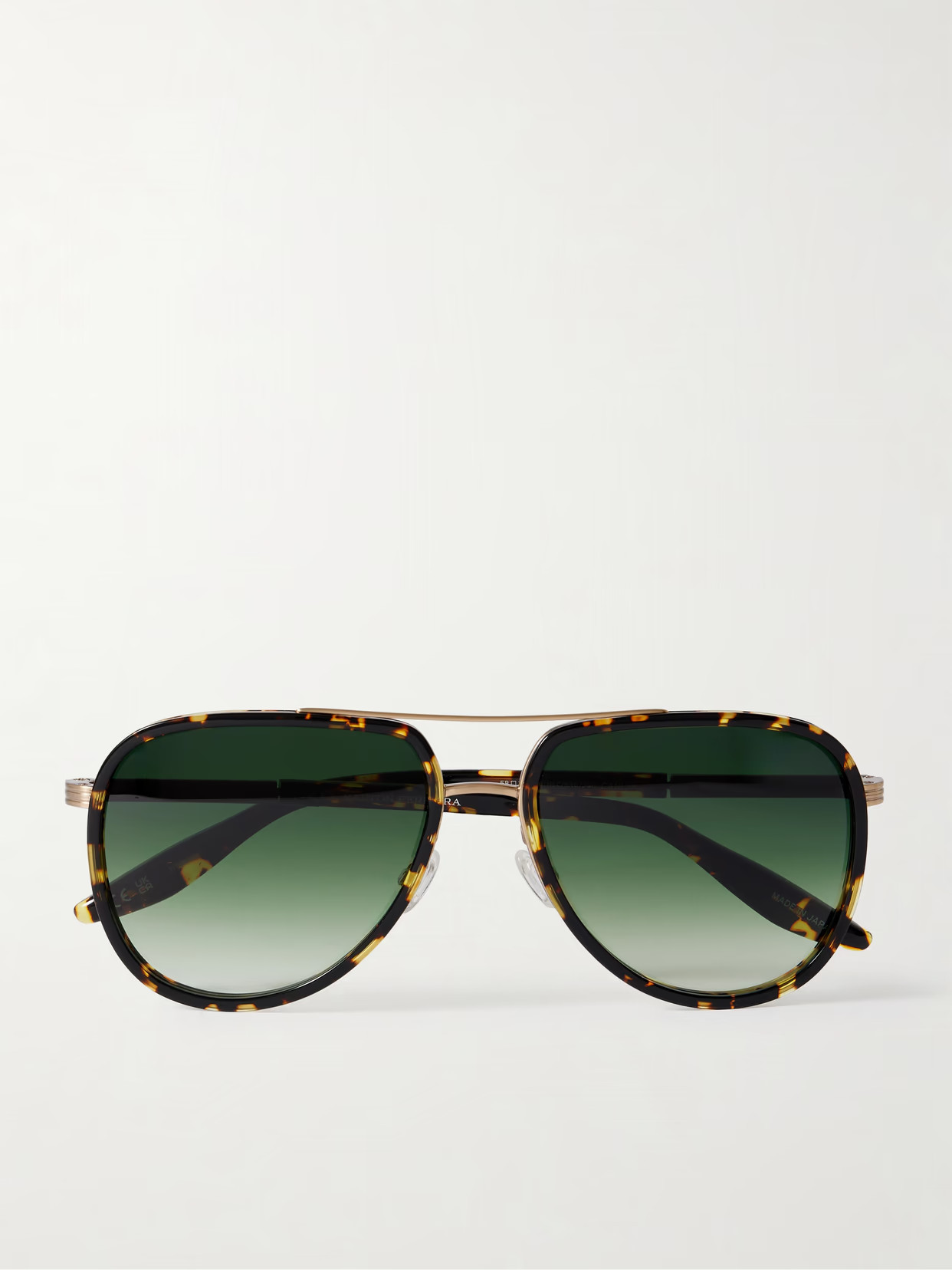 Barton Perreira - Cani Aviator-style Tortoiseshell Acetate And Titanium Sunglasses - One size | NET-A-PORTER (US)