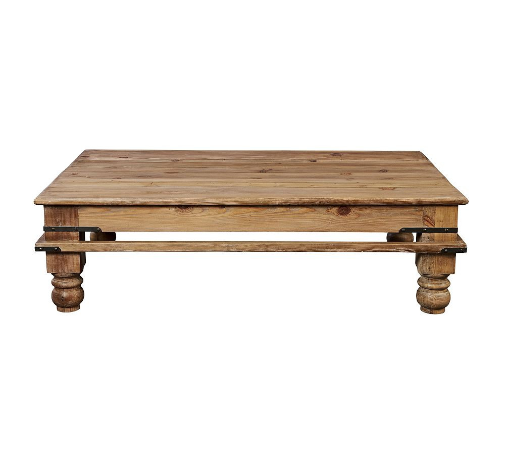 Brooklyn Rectangular Reclaimed Wood Coffee Table | Pottery Barn (US)