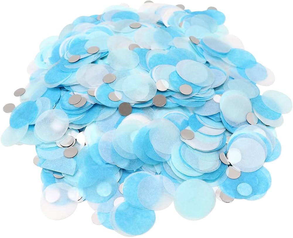 Amazon.com: VCOSTORE 5000 pieces Tissue Paper Confetti Circles - Round Paper Confetti Dots - Larg... | Amazon (US)