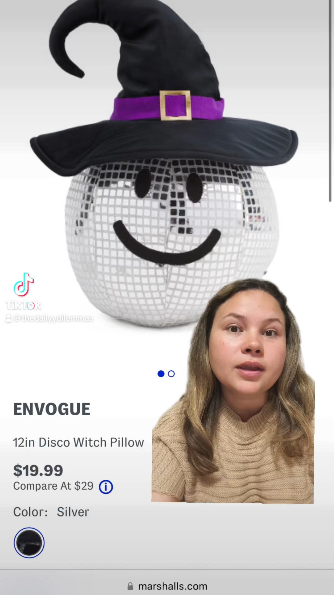 Cutest disco Halloween pillow! Snag it before it’s gone! 🪩

#LTKHome