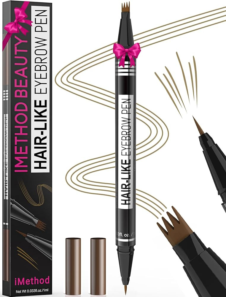 iMethod Microblading Eyebrow Pen - Eyebrow Pencil Magical 2-in-1 Dual-Ended Eye Brow Pencils for ... | Amazon (US)