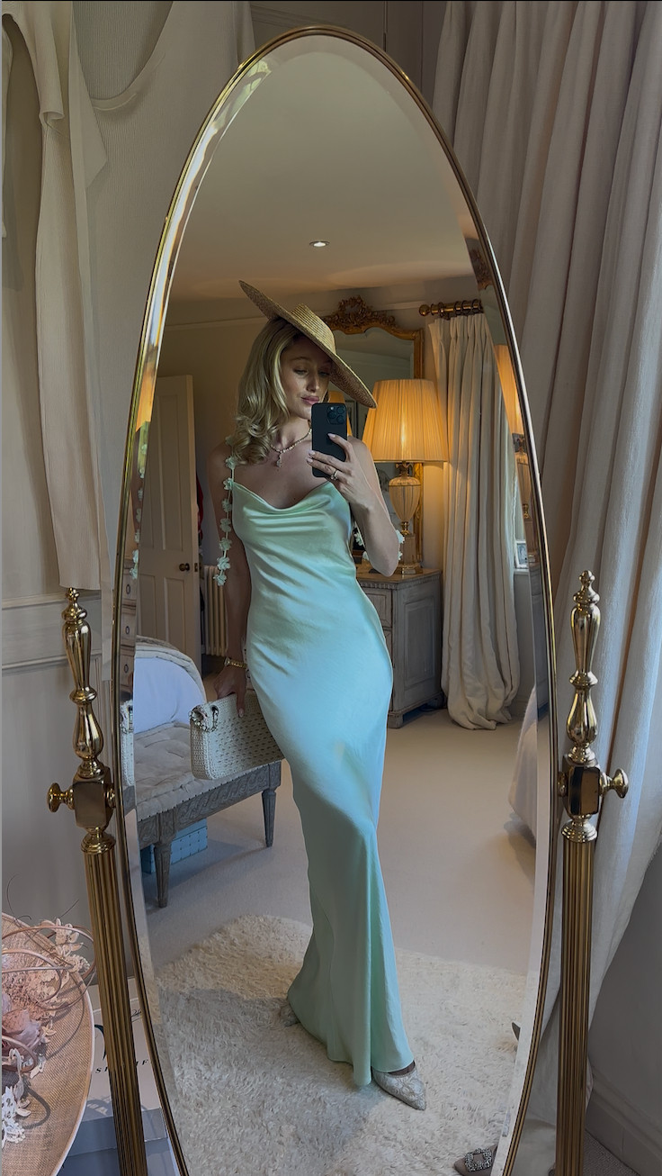 Summer Wedding Guest Inspo! The most stunning self portrait floral dress ever! I love the petal details on the straps. I paired this with beige Dior slingbacks, a raffia bag and a raffia hat. I hope you love it! xx #summerwedding #weddingguest #summerevent #guestinspo #raffia 

 #LTKsummer #LTKpartywear #LTKdresses