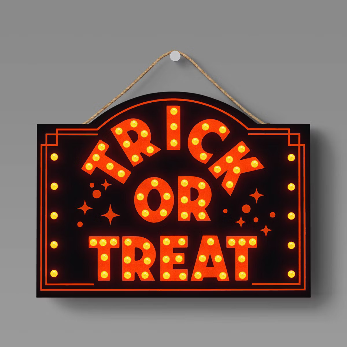 18"x14" Trick or Treat Marquee Sign Wall Decor - Hyde and EEK! Boutique™ | Target