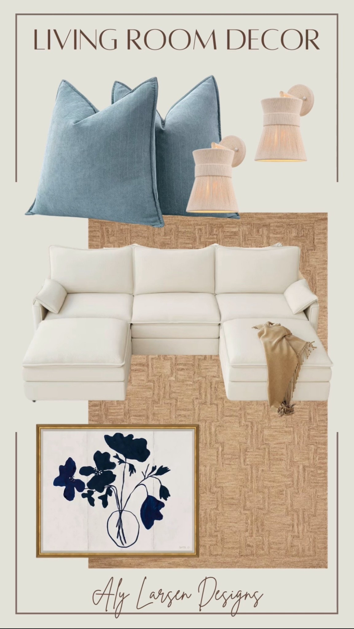 Amazon couch- color creamy beige 
Living room decor mood board 
Amazon home decor 

#LTKCyberWeek #LTKHome