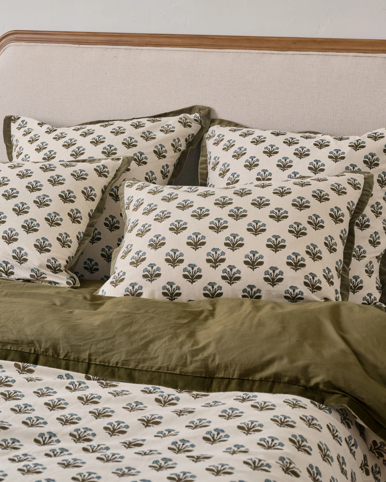 Elaine Block Print Sham | Magnolia
