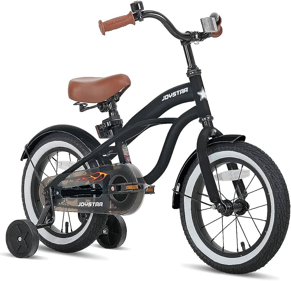 JOYSTAR 12" 14" 16" Kids Cruiser Bike for Ages 2-7 Years Old Girls & Boys, Kids Bike with Trainin... | Amazon (US)
