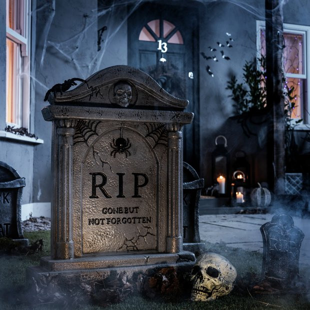 Buy Argos Home Halloween RIP Large Tombstone Decoration | Party decorations and supplies | Argos | argos.co.uk