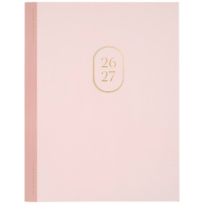 Sugar Paper Essentials 8.5"x11" Large 2026-2027 Monthly Planner Pink Badge | Target