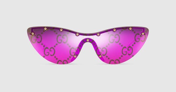 Cat-eye mask sunglasses | Gucci (US)